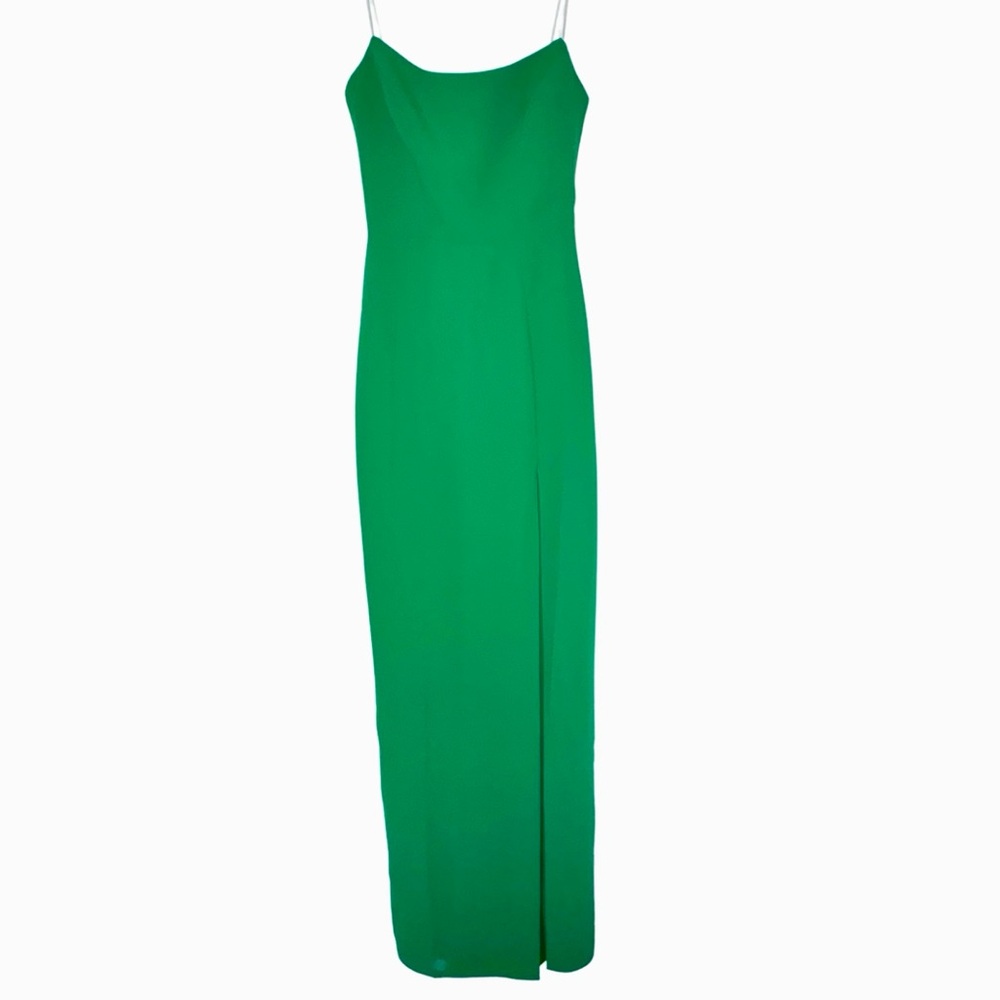 Amanda Uprichard x REVOLVE | Chamberlain Maxi Dress | XS | Green & Gorgeous!!!